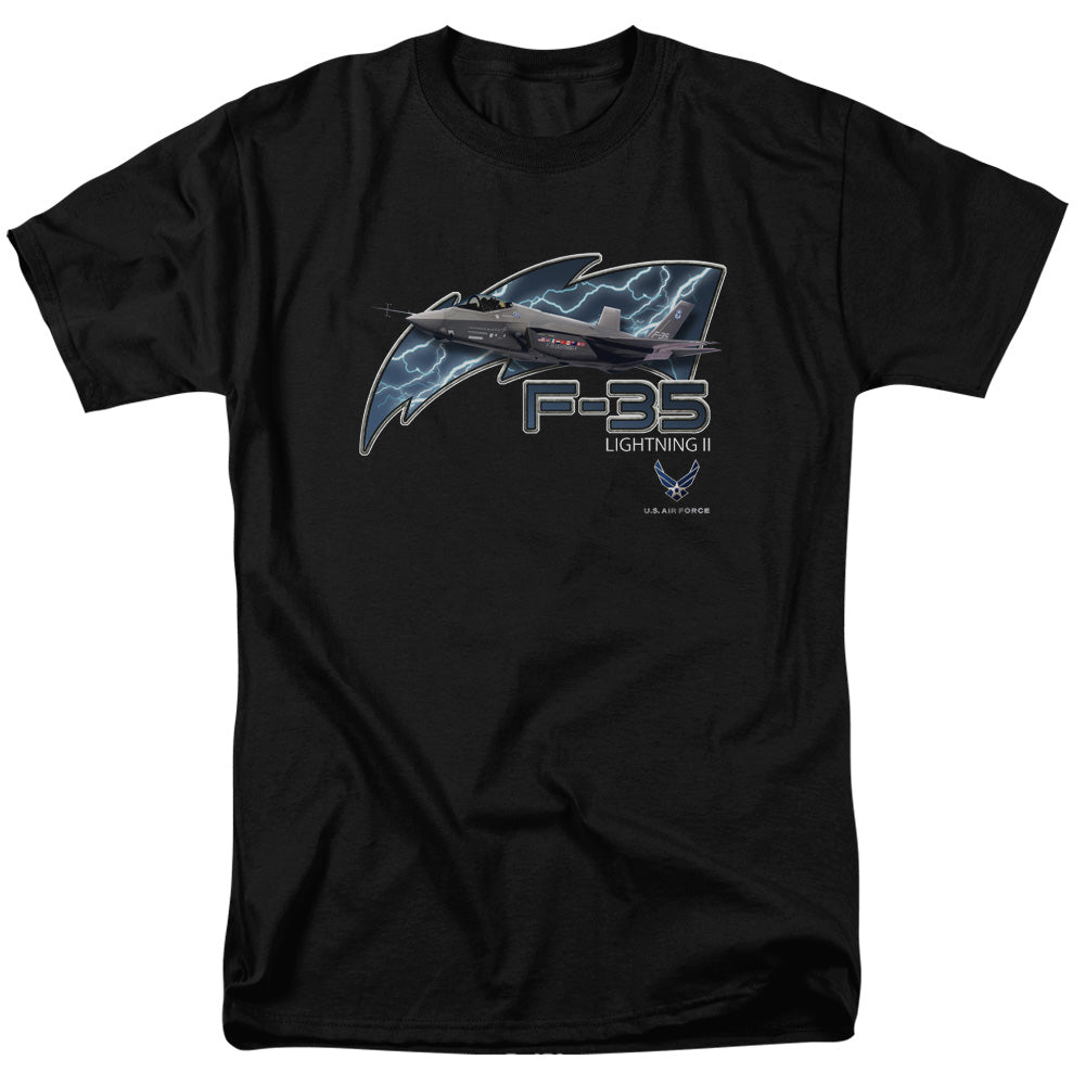 AIR FORCE/F35 - S/S ADULT 18/1 - BLACK