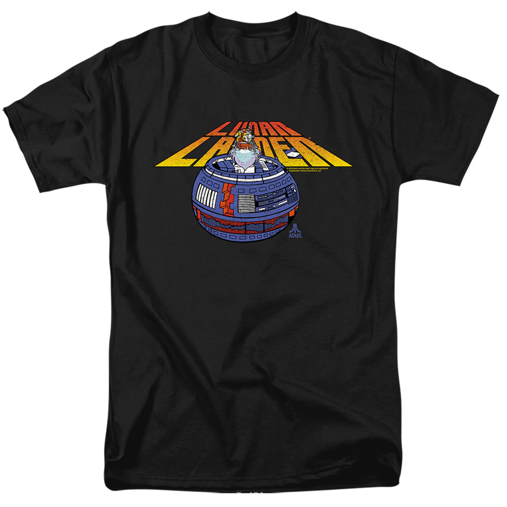 ATARI/LUNAR LANDER GLOBE - S/S ADULT 18/1 - BLACK