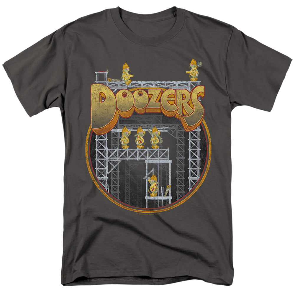 FRAGGLE ROCK/DOOZERS CONSTRUCTION - S/S ADULT 18/1 - CHARCOAL