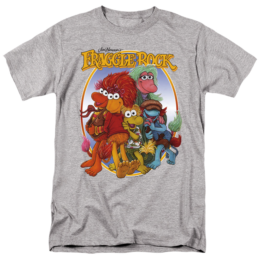 FRAGGLE ROCK/GROUP HUG - S/S ADULT 18/1 - ATHLETIC HEATHER