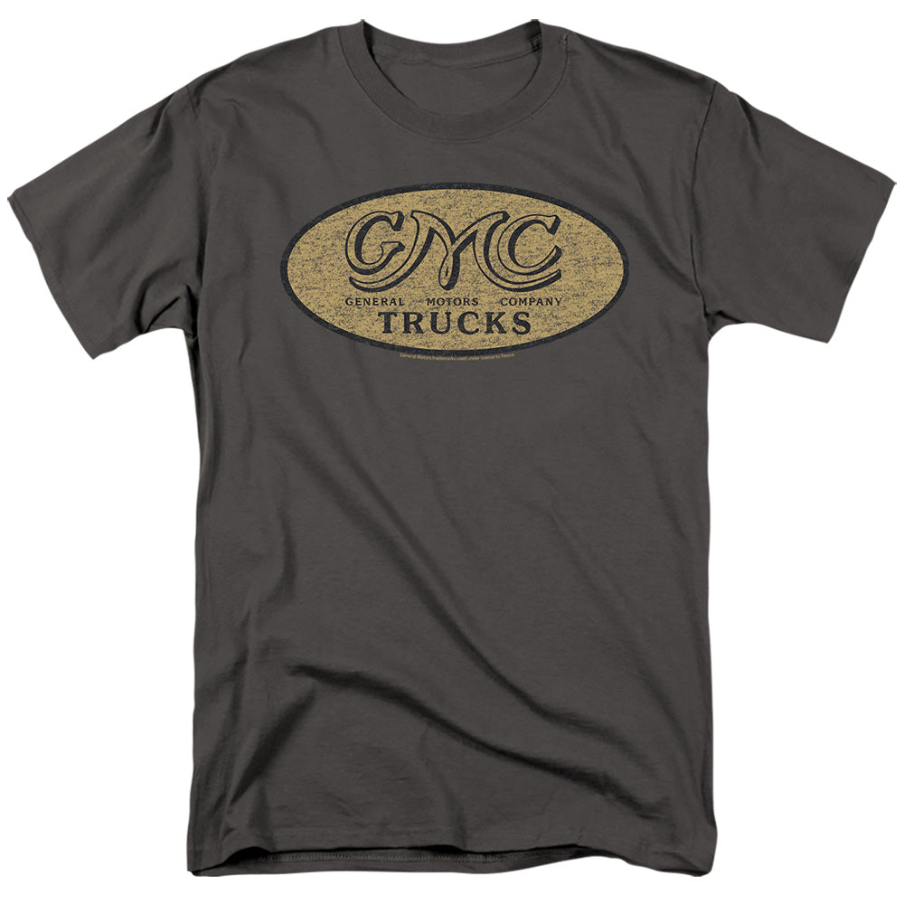 GMC/VINTAGE OVAL LOGO - S/S ADULT 18/1 - CHARCOAL