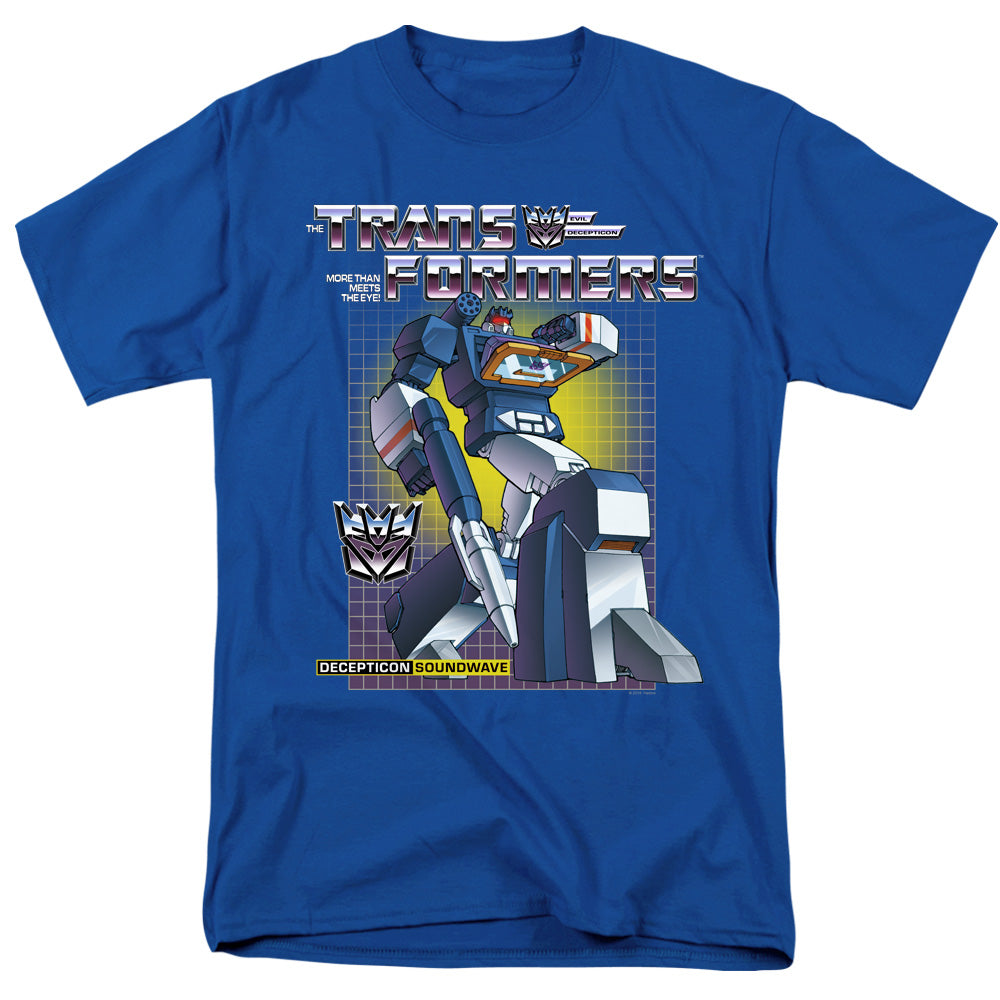 TRANSFORMERS/SOUNDWAVE - S/S ADULT 18/1 - ROYAL BLUE