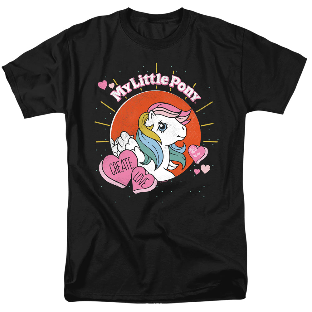 MY LITTLE PONY RETRO/CREATE LOVE - S/S ADULT 18/1 - BLACK
