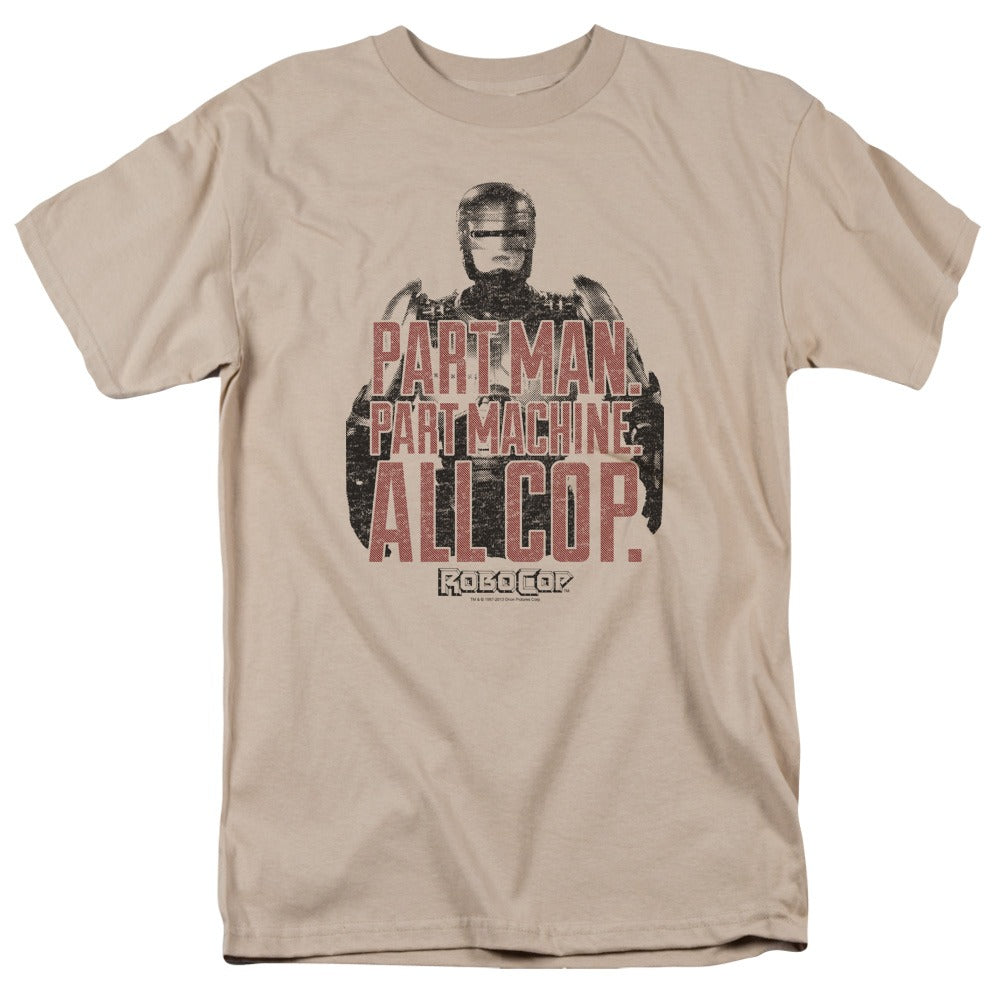 ROBOCOP/VINTAGE TAGLINE - S/S ADULT 18/1 - SAND