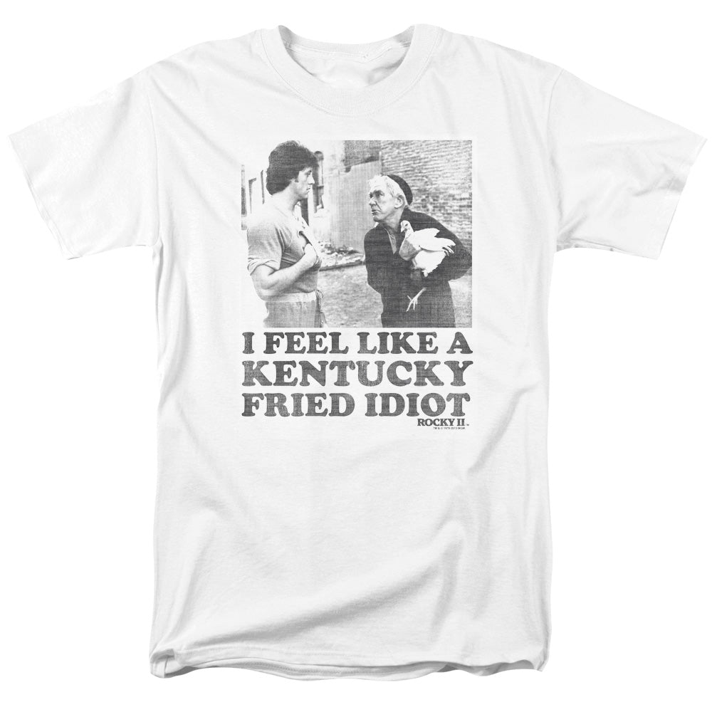 ROCKY/FRIED IDIOT - S/S ADULT 18/1 - WHITE