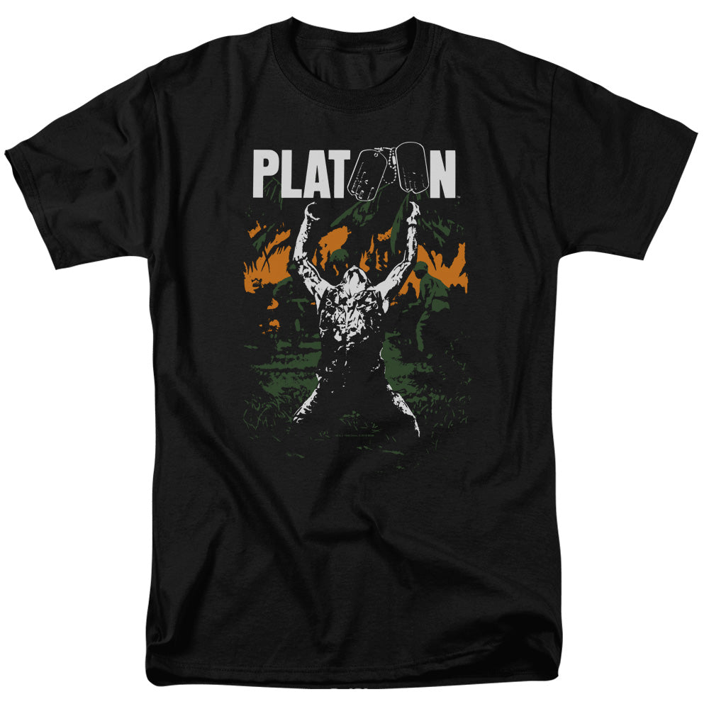 PLATOON/GRAPHIC - S/S ADULT 18/1 - BLACK