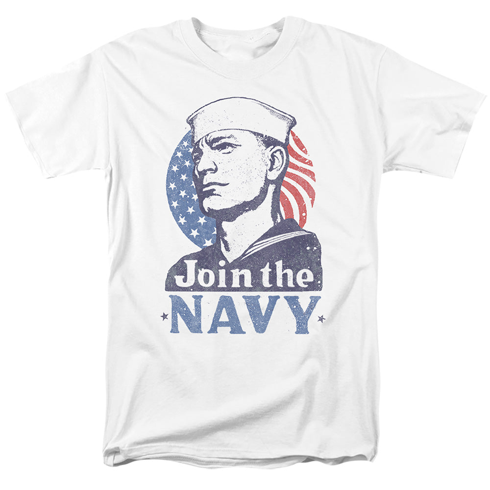 NAVY/JOIN NOW - S/S ADULT 18/1 - WHITE