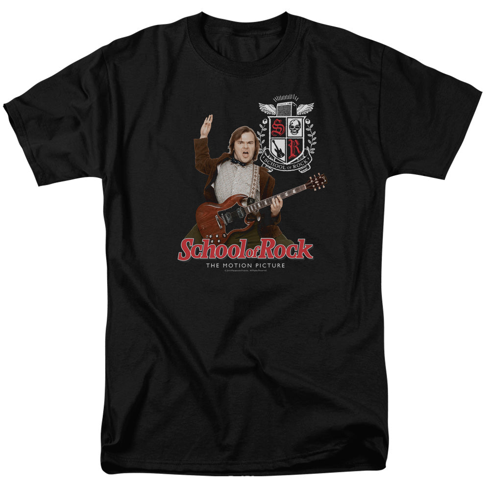 SCHOOL OF ROCK/THE TEACHER IS IN - S/S ADULT 18/1 - BLACK