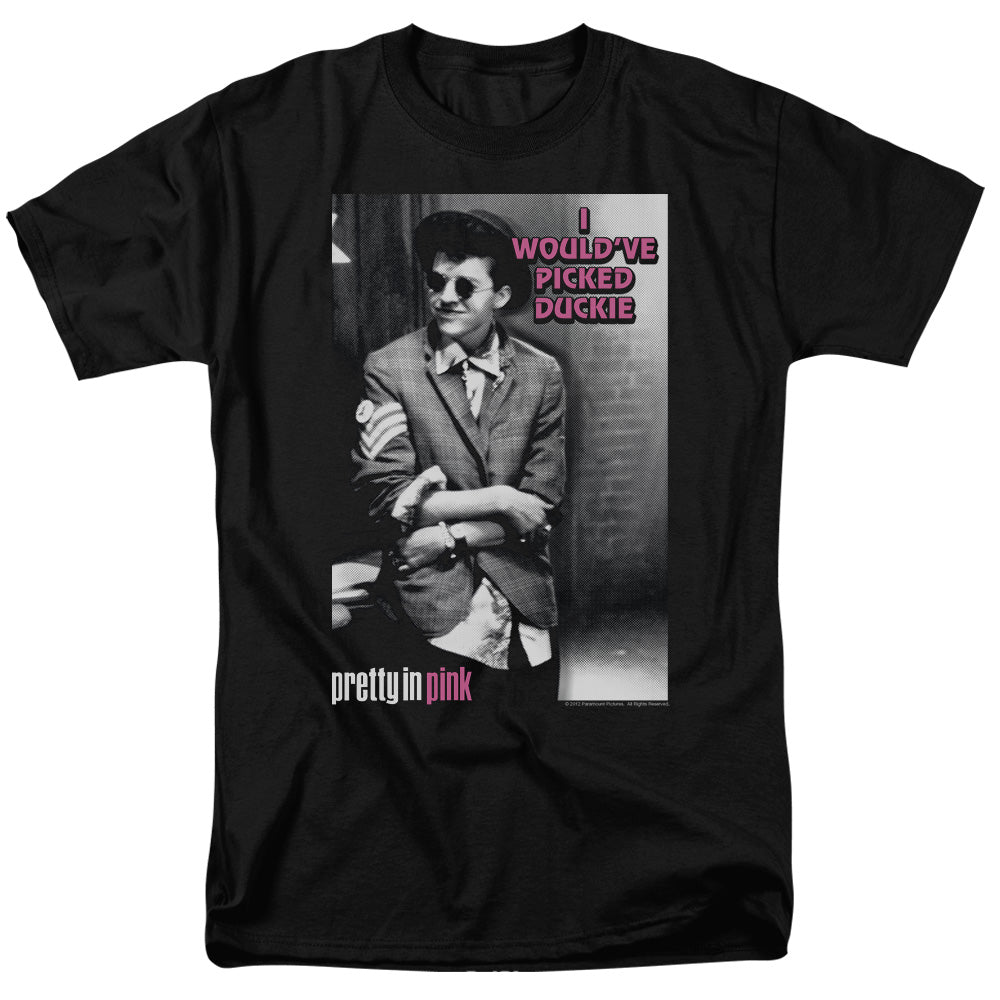 PRETTY IN PINK/I WOULDVE - S/S ADULT 18/1 - BLACK