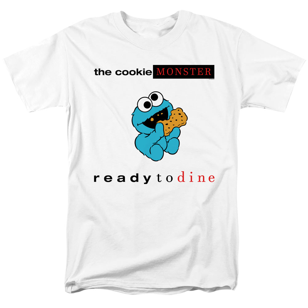 SESAME STREET/READY TO DINE - S/S ADULT 18/1 - WHITE