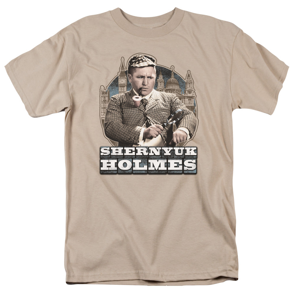 THREE STOOGES/SHERNYUK HOLMES - S/S ADULT 18/1 - SAND