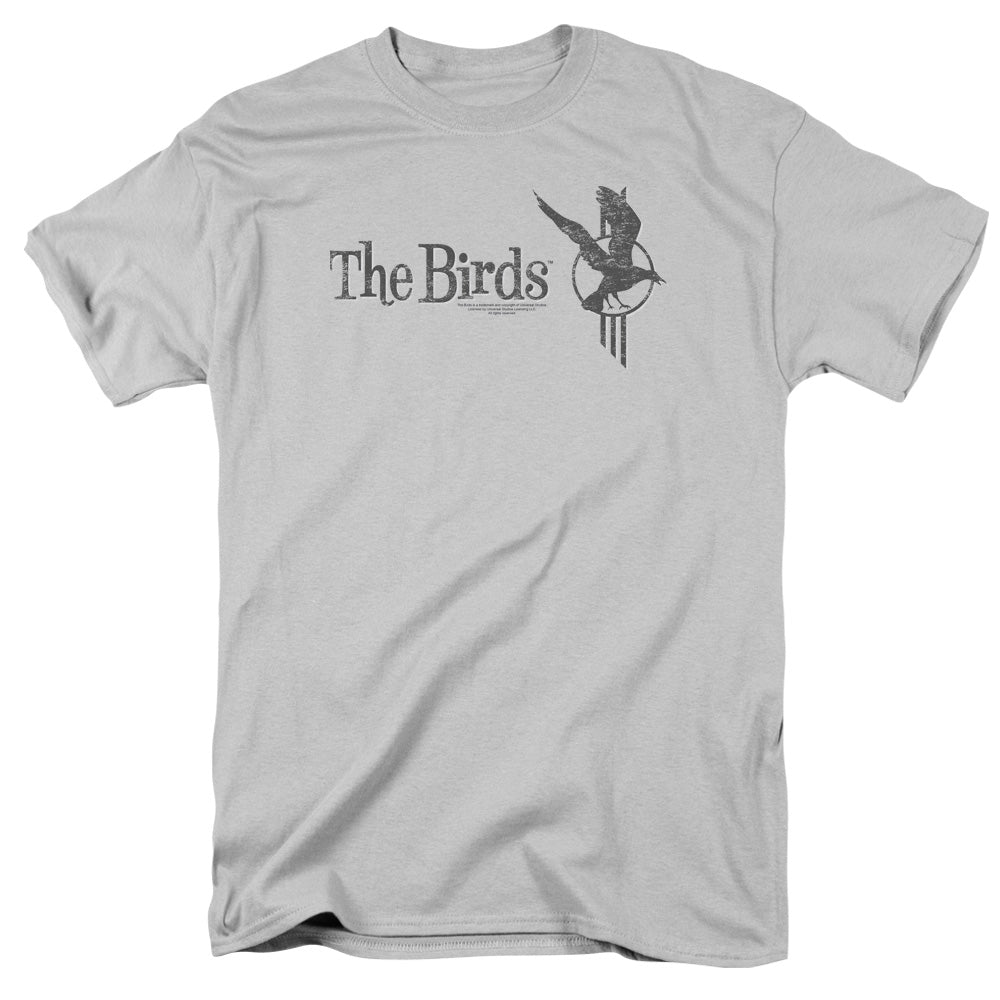 BIRDS/DISTRESSED - S/S ADULT 18/1 - SILVER