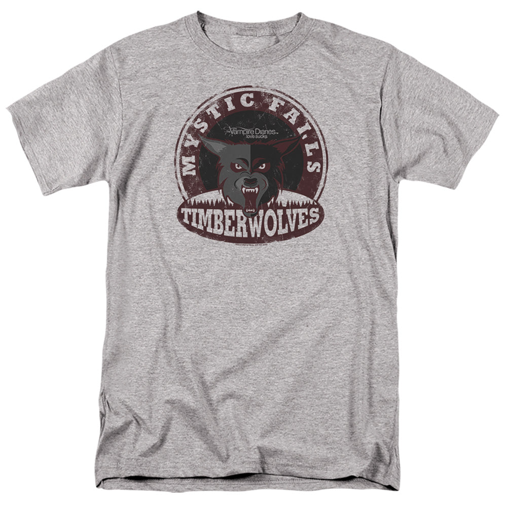 VAMPIRE DIARIES/TIMBERWOLVES - S/S ADULT 18/1 - ATHLETIC HEATHER