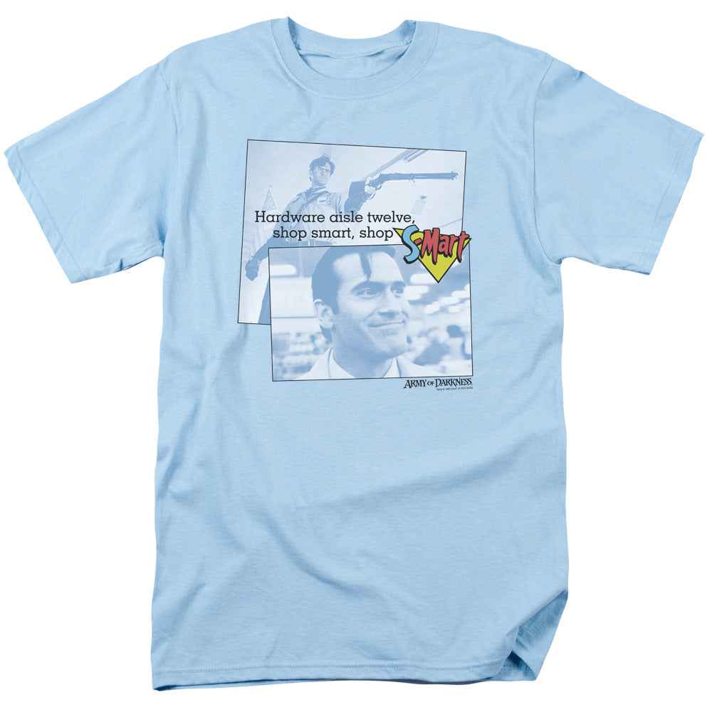ARMY OF DARKNESS/SHOP S MART - S/S ADULT 18/1 - LIGHT BLUE