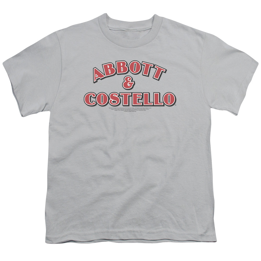 ABBOTT & COSTELLO/LOGO - S/S YOUTH 18/1 - SILVER