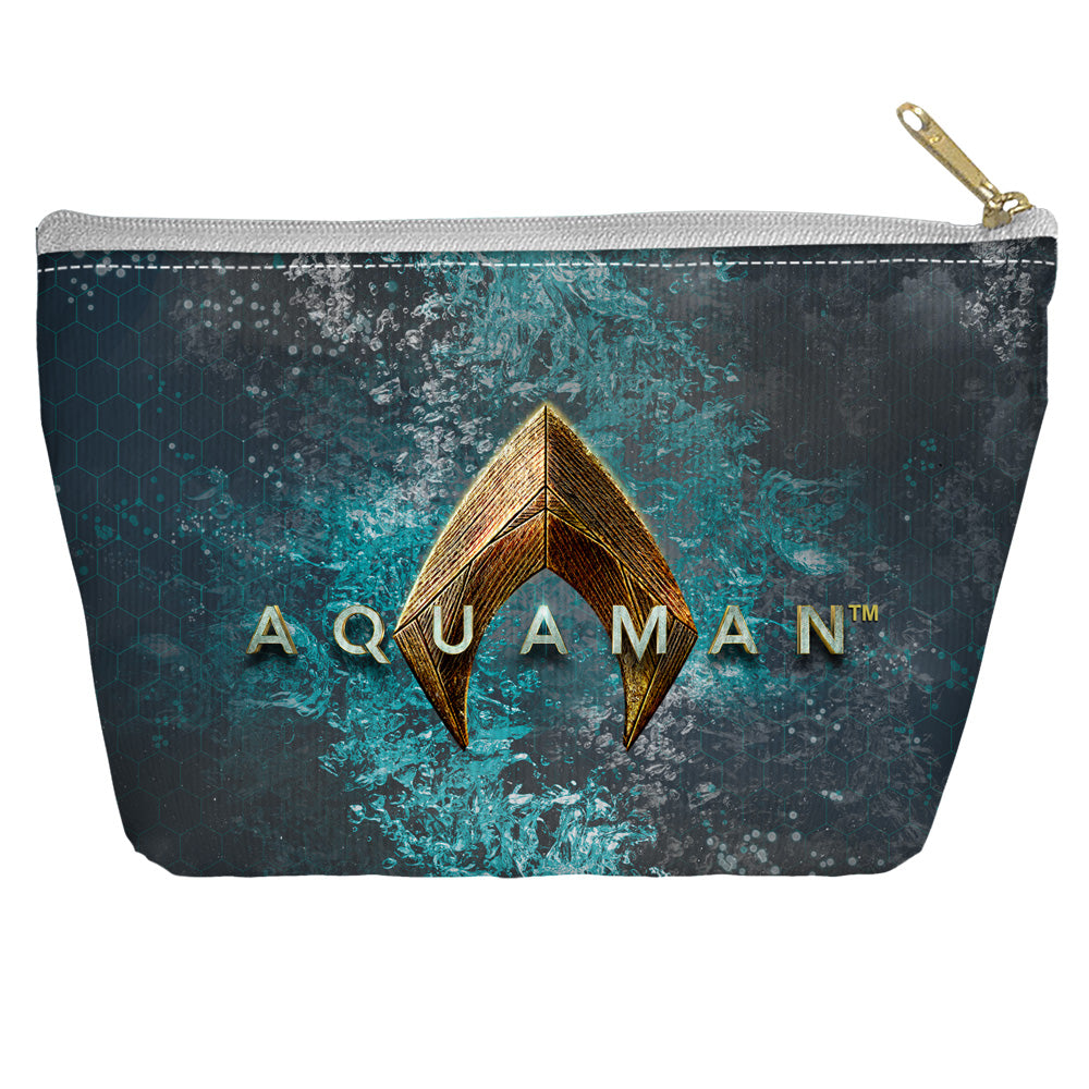 AQUAMAN MOVIE/SHIELD - T-BOTTOM ACCESSORY POUCH