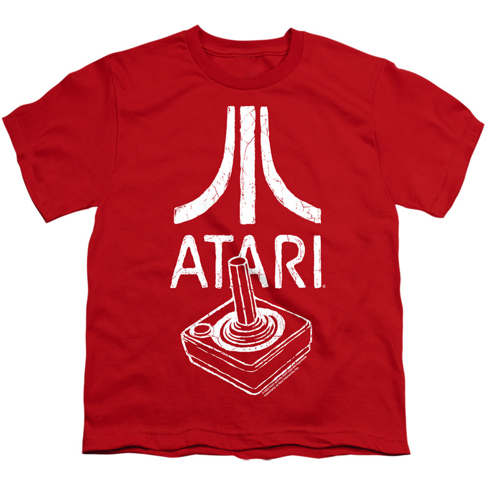 ATARI/JOYSTICK LOGO - S/S YOUTH 18/1 - RED