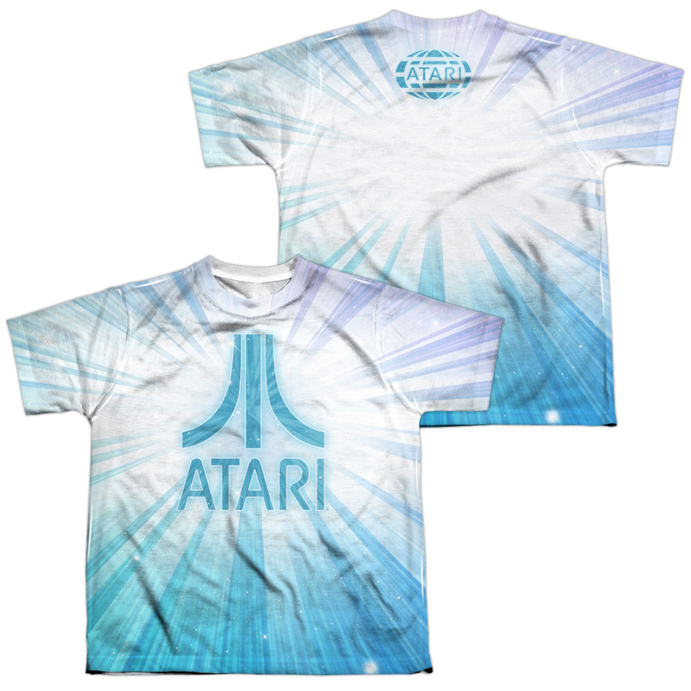 ATARI/BURST LOGO (FRONT/BACK PRINT) - S/S YOUTH POLY CREW - MULTI