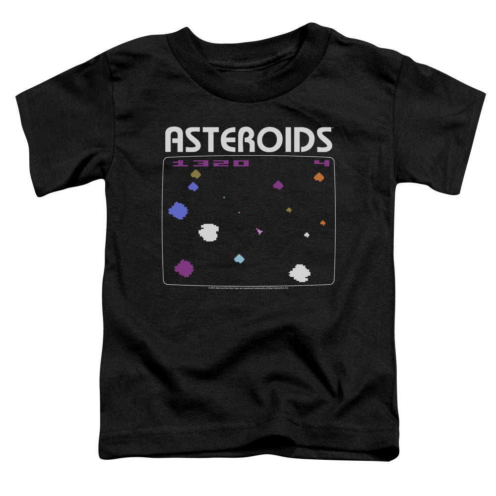 ATARI/ASTEROIDS SCREEN - S/S TODDLER TEE - BLACK