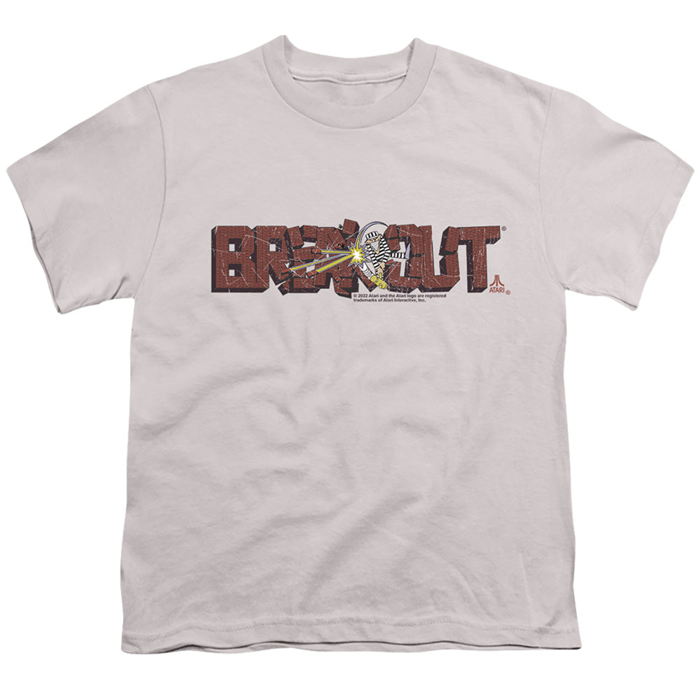 ATARI/BREAKOUT DISTRESSED - S/S YOUTH 18/1 - SILVER