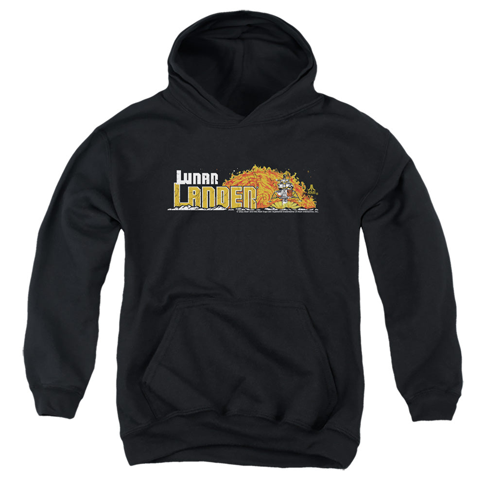 ATARI/LUNAR MARQUEE - YOUTH PULLOVER HOODIE - BLACK