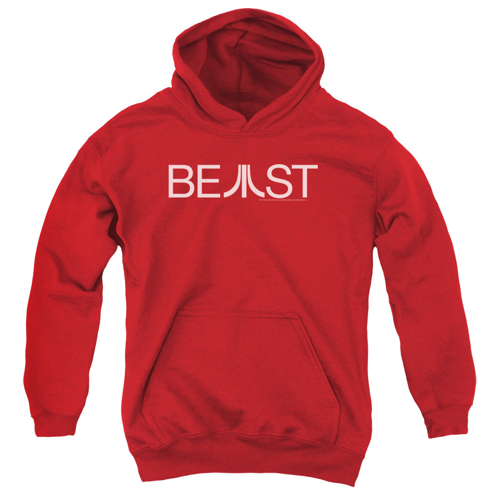 ATARI/BEAST - YOUTH PULLOVER HOODIE - RED