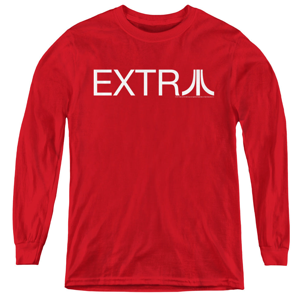 ATARI/EXTRA - YOUTH LONG SLEEVE TEE - RED