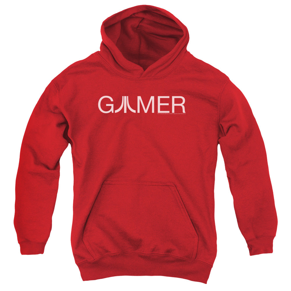 ATARI/GAMER - YOUTH PULLOVER HOODIE - RED