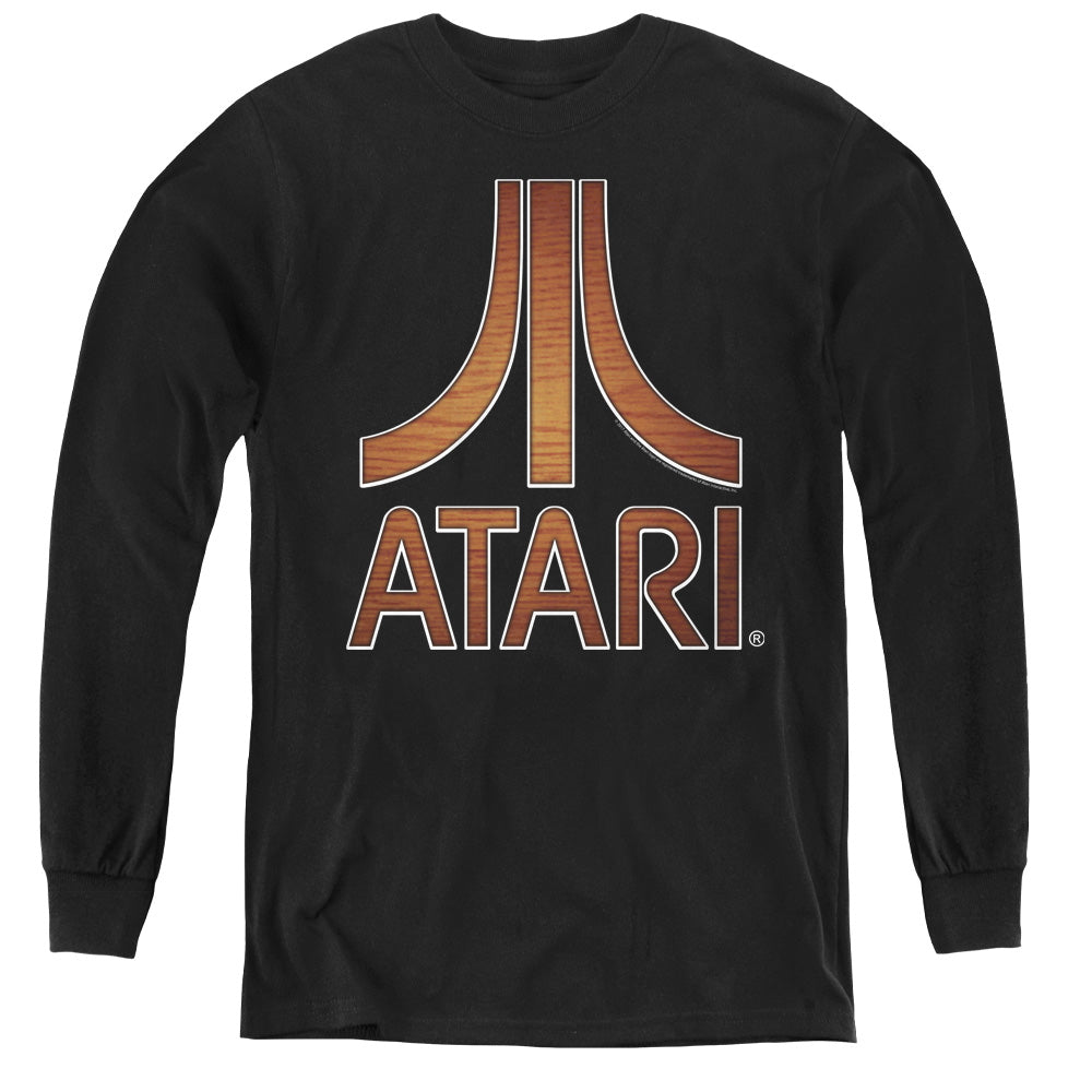 ATARI/CLASSIC WOOD EMBLEM - YOUTH LONG SLEEVE TEE - BLACK