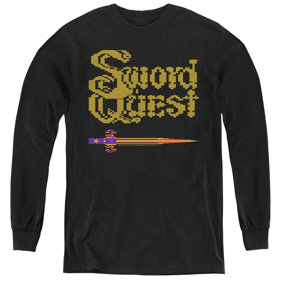 ATARI/8 BIT SWORD - YOUTH LONG SLEEVE TEE - BLACK
