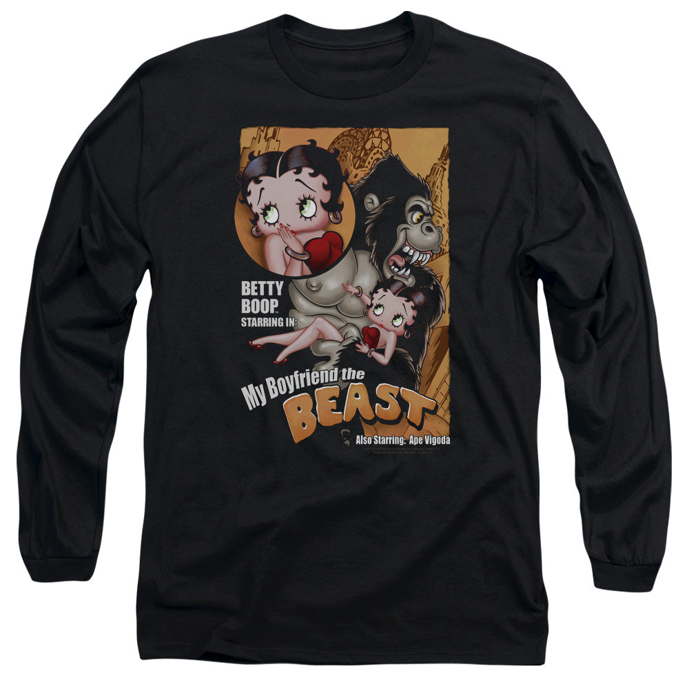 BETTY BOOP/BOYFRIEND THE BEAST - L/S ADULT 18/1 - BLACK