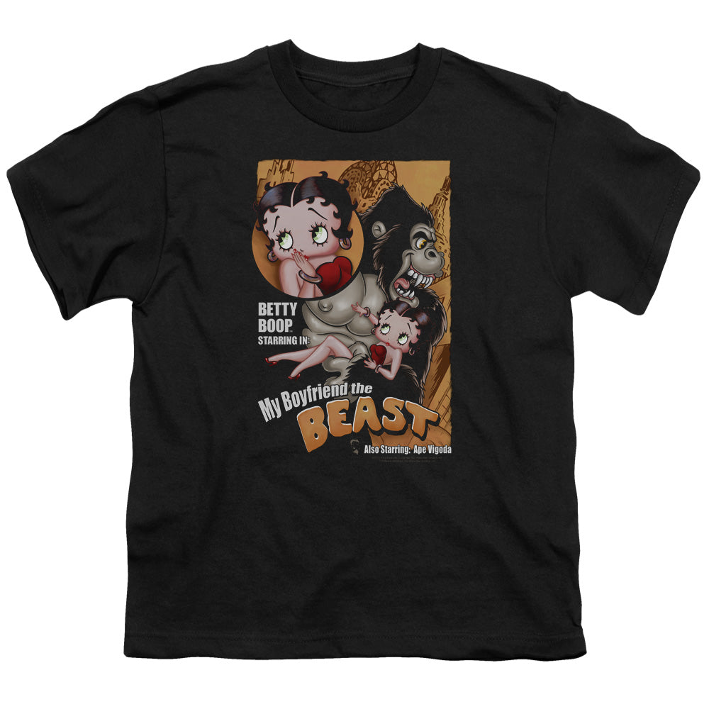 BETTY BOOP/BOYFRIEND THE BEAST - S/S YOUTH 18/1 - BLACK