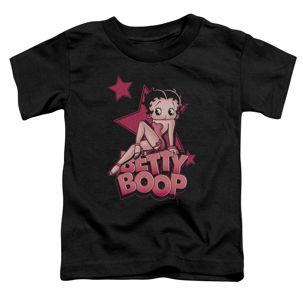 BETTY BOOP/SEXY STAR - S/S TODDLER TEE - BLACK