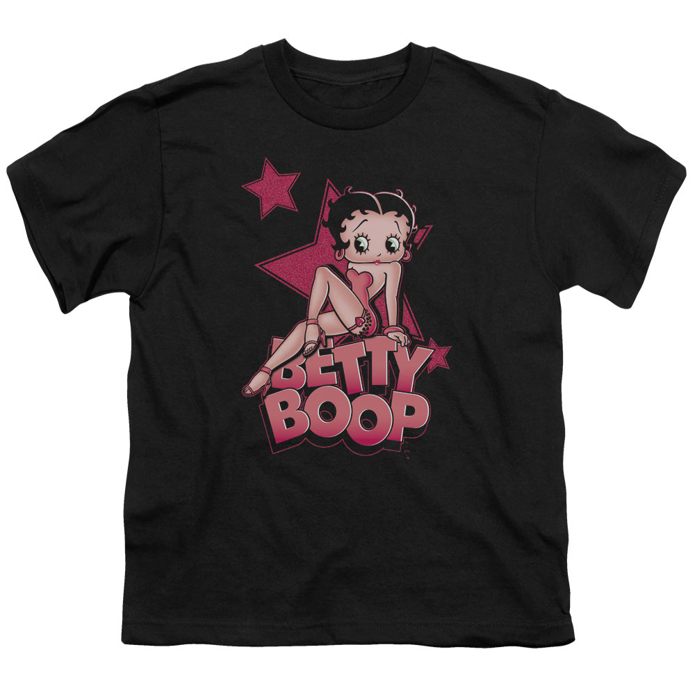 BETTY BOOP/SEXY STAR - S/S YOUTH 18/1 - BLACK
