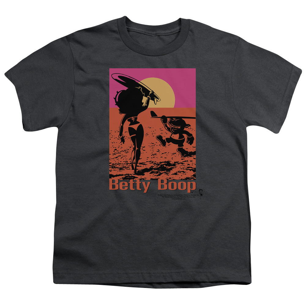 BETTY BOOP/SUMMER - S/S YOUTH 18/1 - CHARCOAL