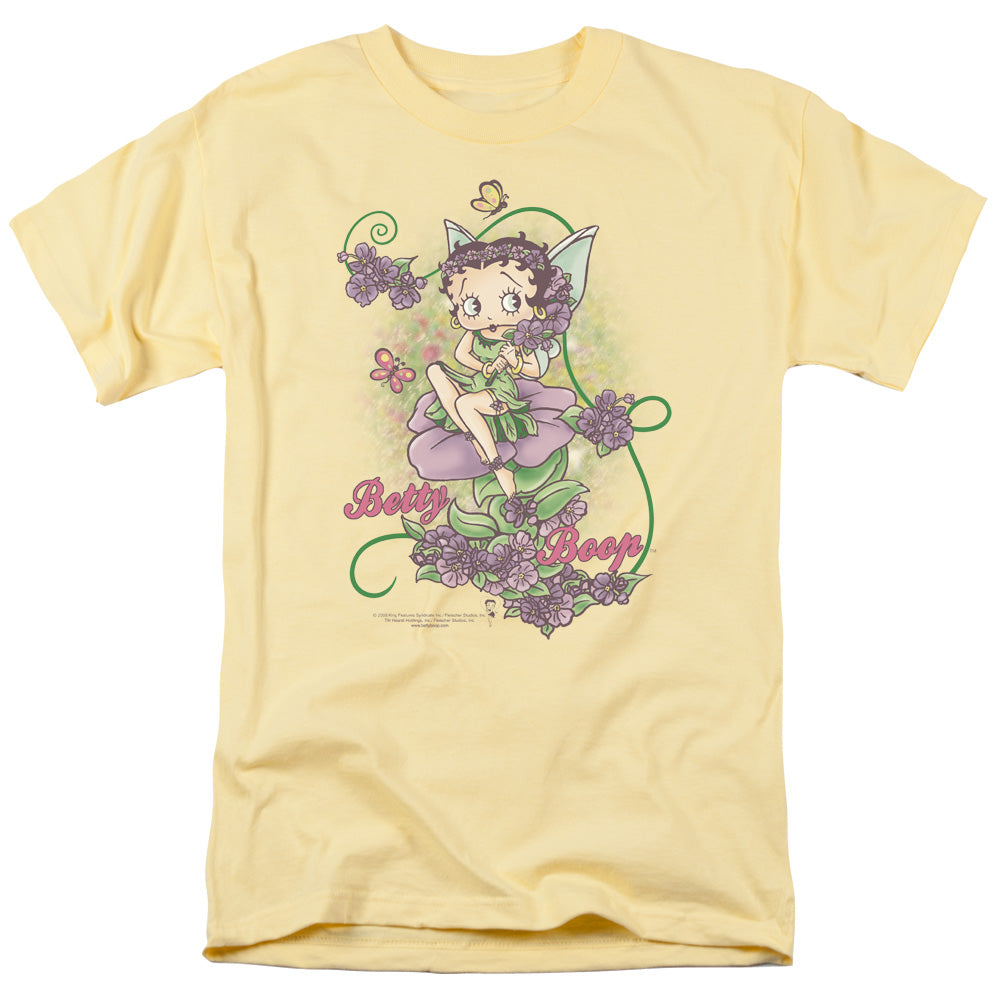 BETTY BOOP/FLOWER VINE FAIRY - S/S ADULT 18/1 - BANANA