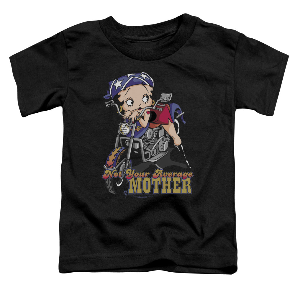 BETTY BOOP/NOT YOUR AVERAGE MOTHER - S/S TODDLER TEE - BLACK