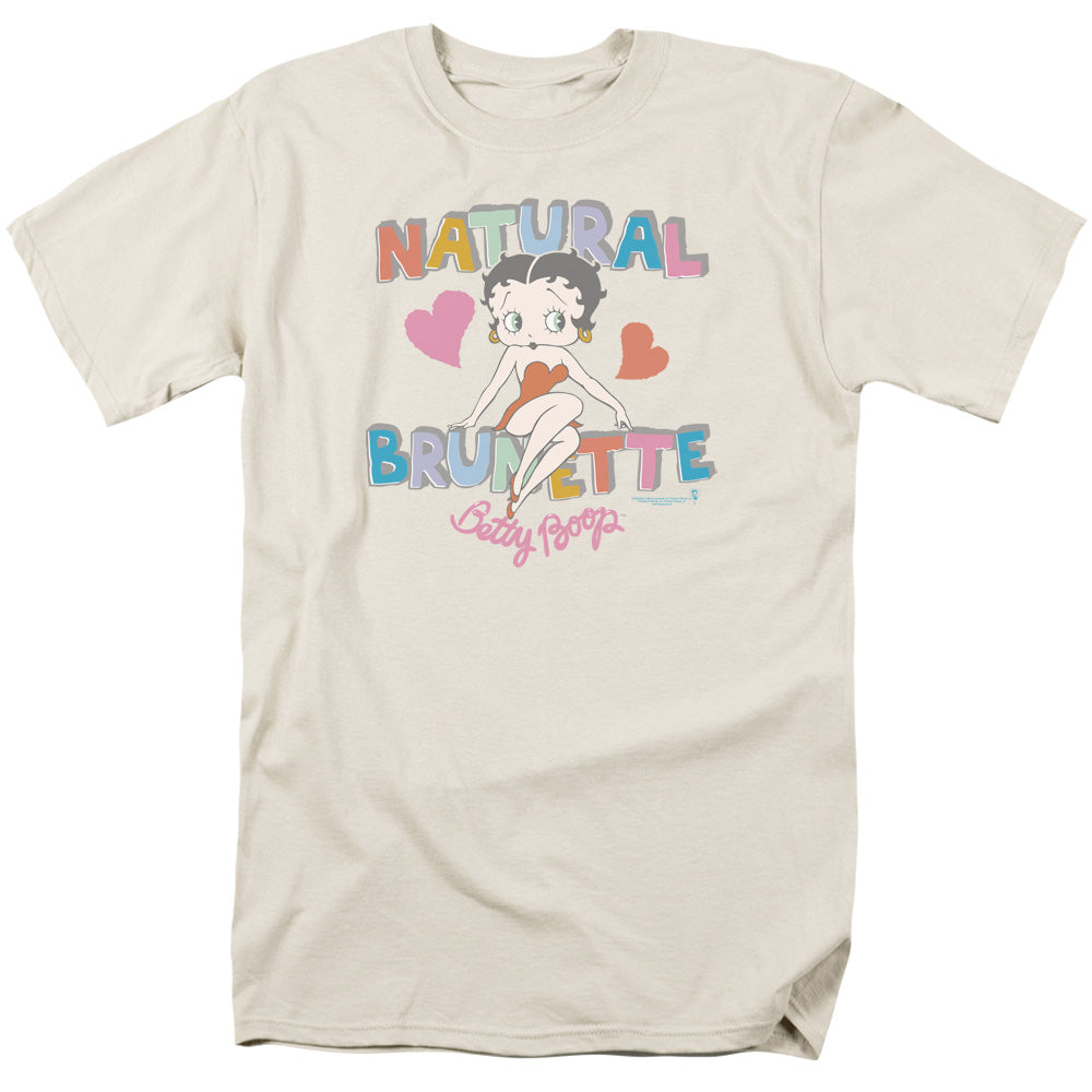 BETTY BOOP/NATURAL BRUNETTE - S/S ADULT 18/1 - CREAM