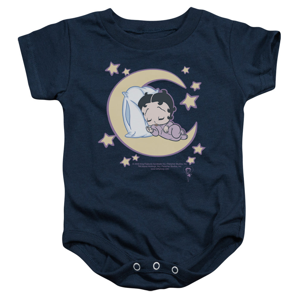 BETTY BOOP/SLEEPY TIME - INFANT SNAPSUIT - NAVY