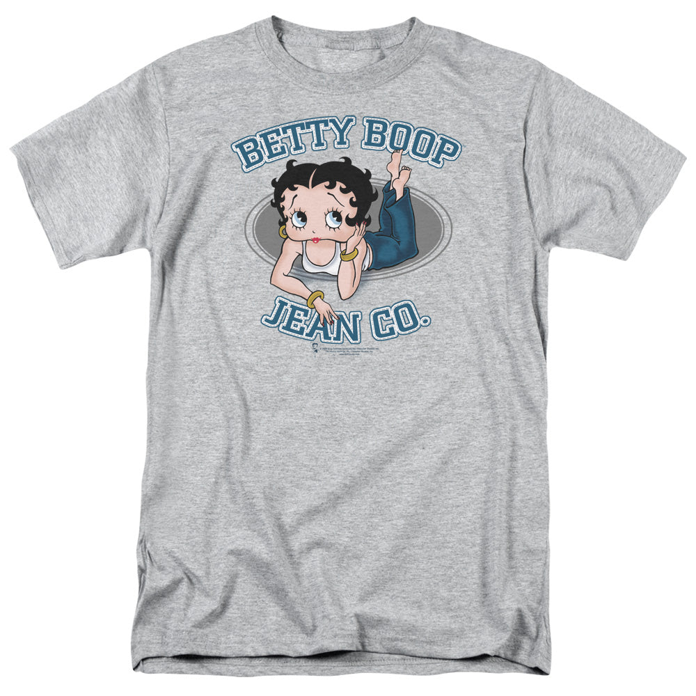 BETTY BOOP/JEAN CO - S/S ADULT 18/1 - ATHLETIC HEATHER
