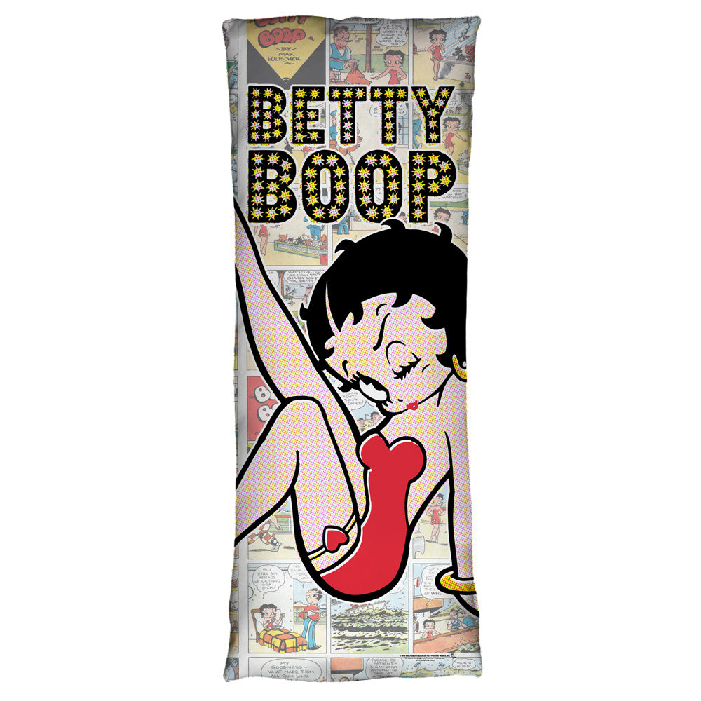 BETTY BOOP/VINTAGE STRIPS - MICROFIBER BODY PILLOW