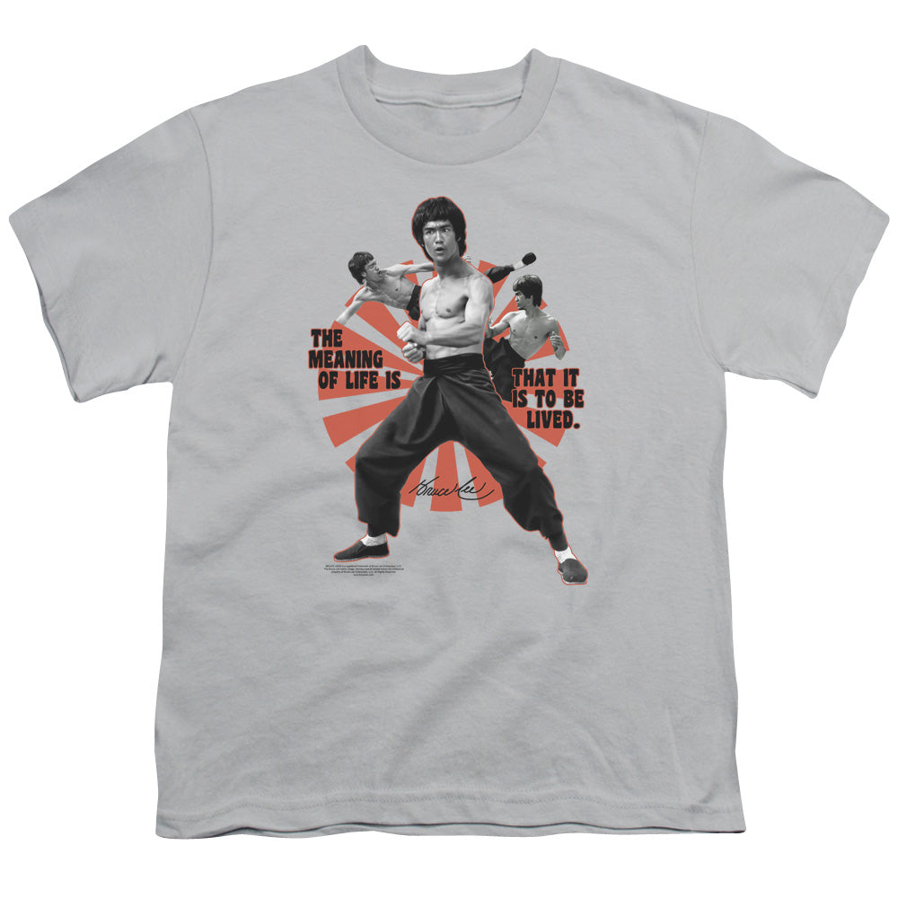 BRUCE LEE/MEANING OF LIFE - S/S YOUTH 18/1 - SILVER