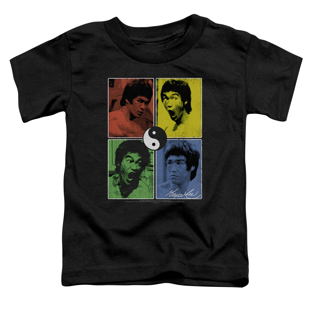 BRUCE LEE/ENTER COLOR BLOCK - S/S TODDLER TEE - BLACK