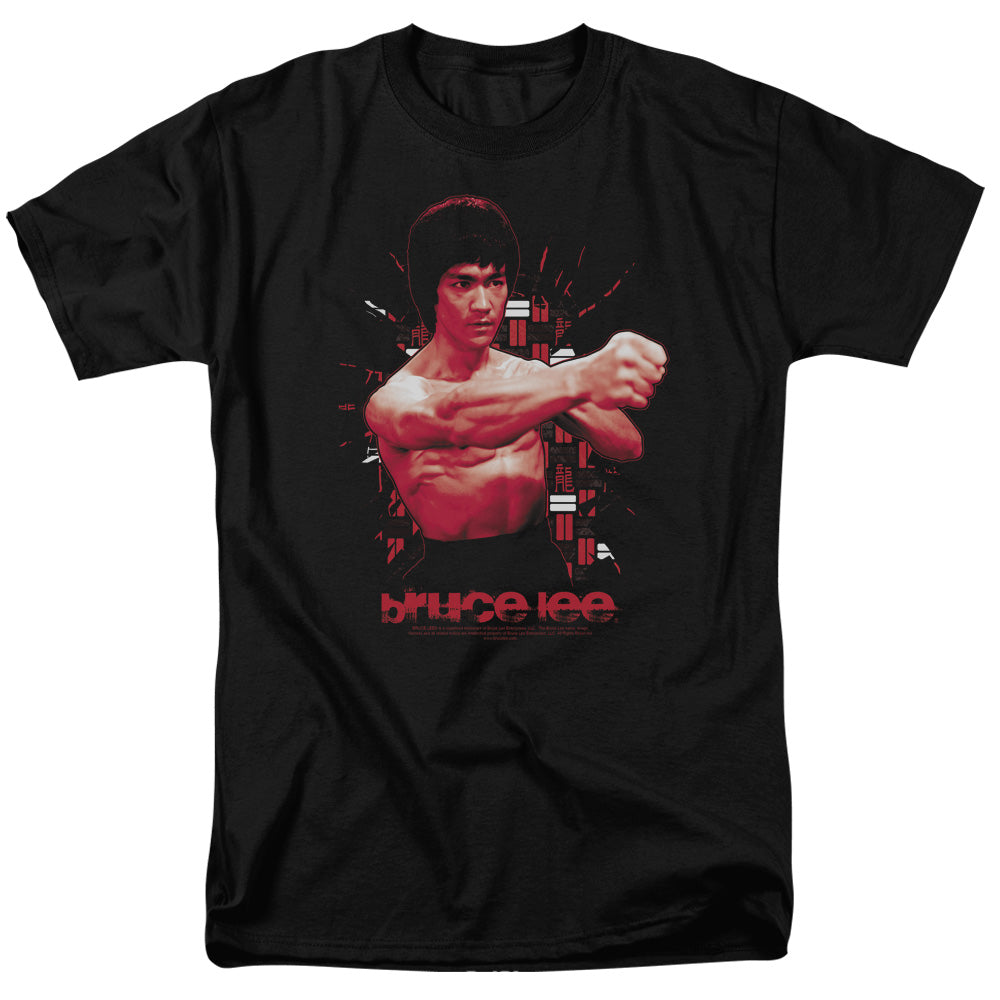 BRUCE LEE/THE SHATTERING FIST - S/S ADULT 18/1 - BLACK