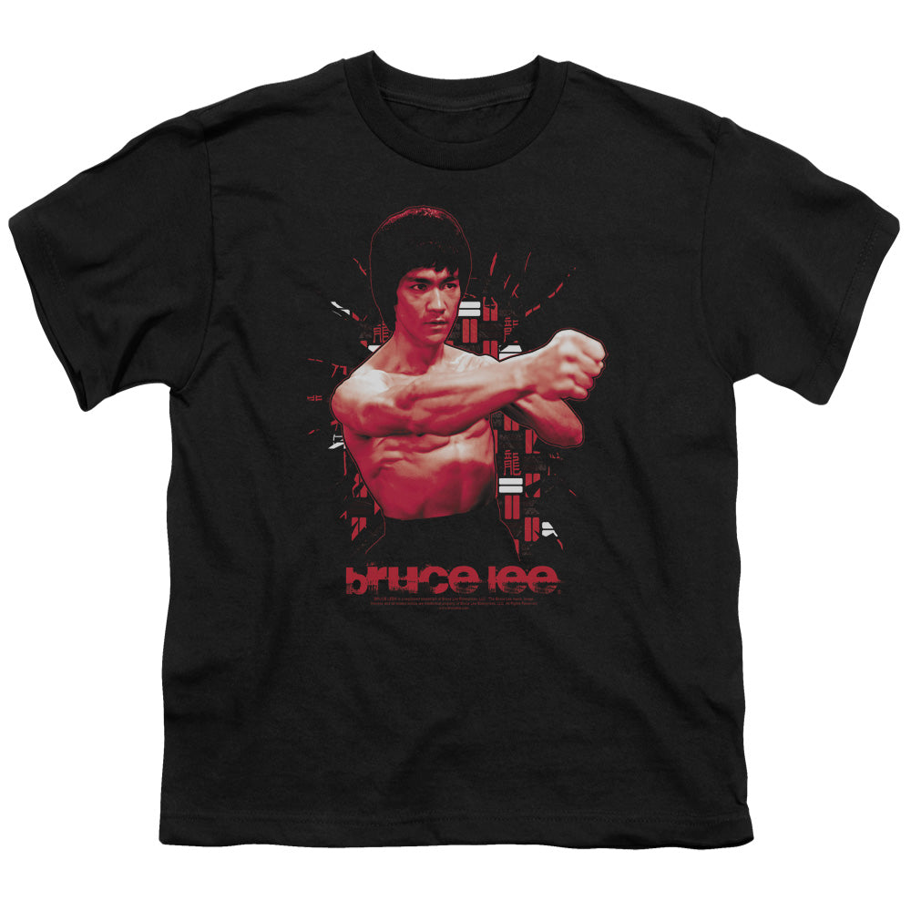BRUCE LEE/THE SHATTERING FIST - S/S YOUTH 18/1 - BLACK