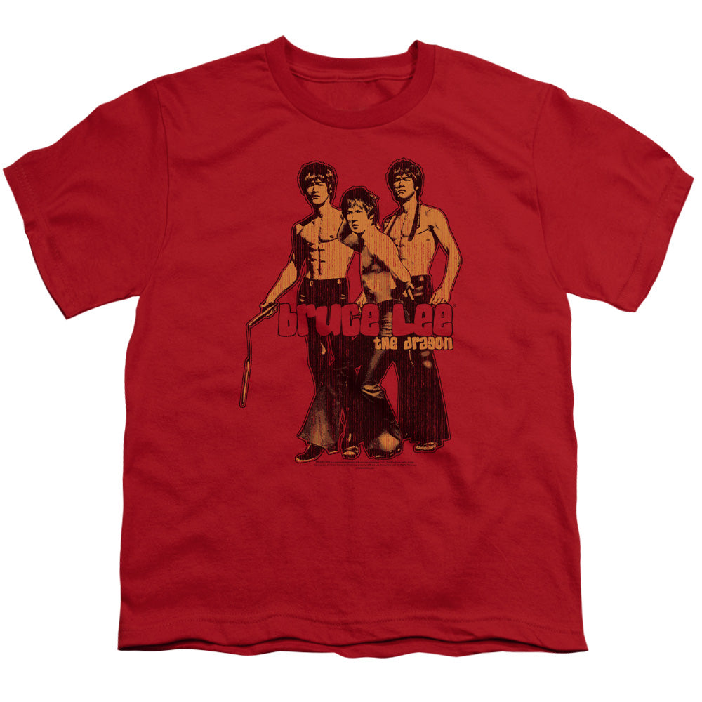 BRUCE LEE/NUNCHUCKS - S/S YOUTH 18/1 - RED