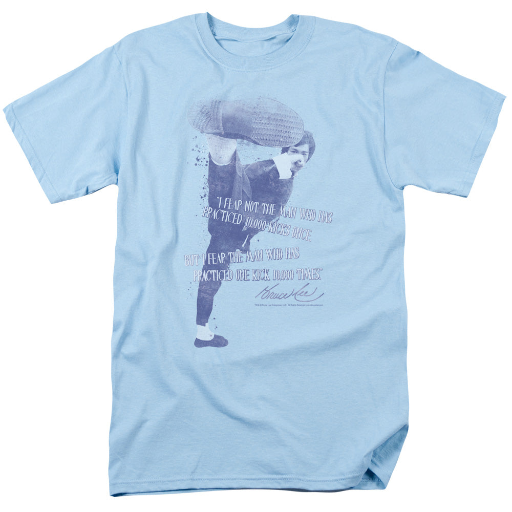 BRUCE LEE/10,000 KICKS - S/S ADULT 18/1 - LIGHT BLUE
