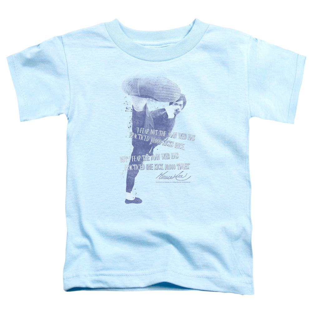 BRUCE LEE/10,000 KICKS - S/S TODDLER TEE - LIGHT BLUE