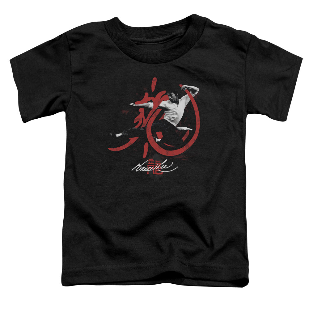 BRUCE LEE/HIGH FLYING - S/S TODDLER TEE - BLACK
