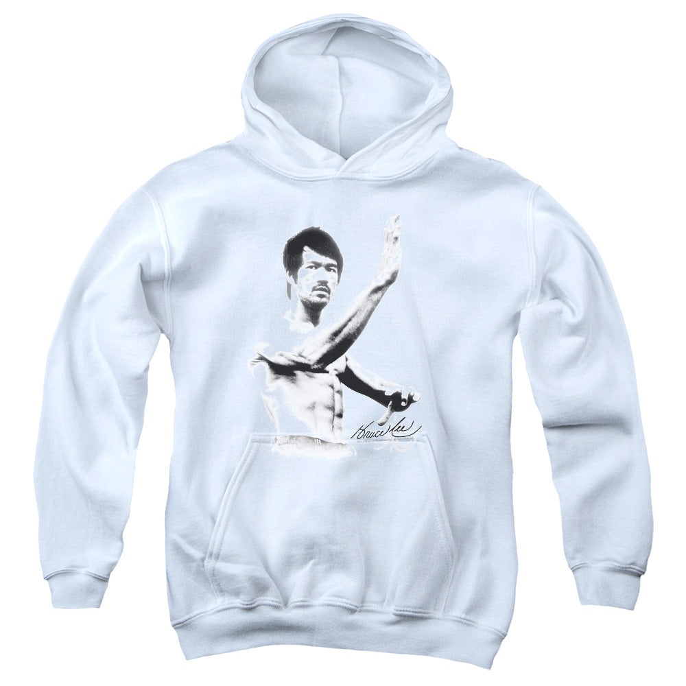 BRUCE LEE/SERENITY - YOUTH PULLOVER HOODIE - WHITE